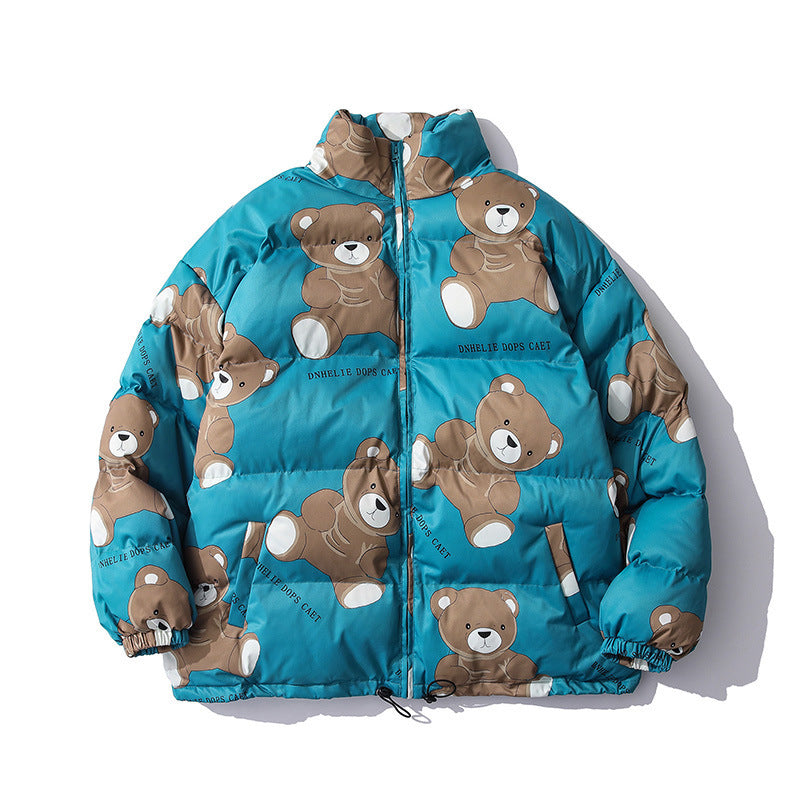 Men’s Thick Warm Cotton-Padded Lazy Wind Coat