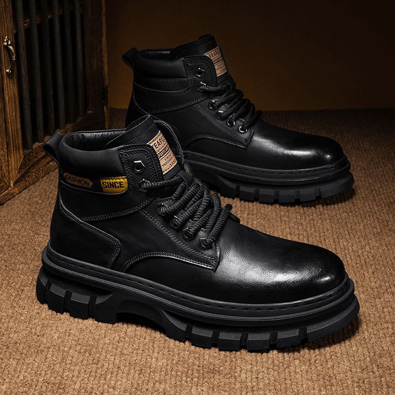 British Workwear Style Men’s Martin Boots