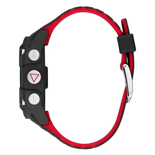 Guess Black Resin Sport Watch