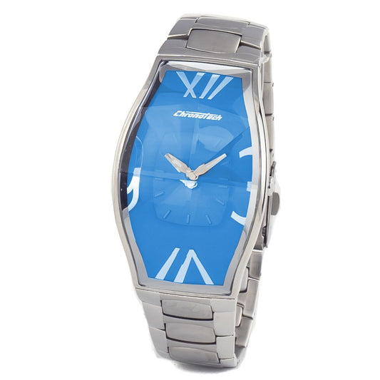 Chronotech Silver Stainless Steel Dress Watch