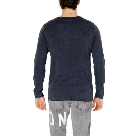 Jack Jones Blue Cotton Sweatshirt
