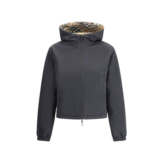 Burberry Brown Polyester Shell Jacket