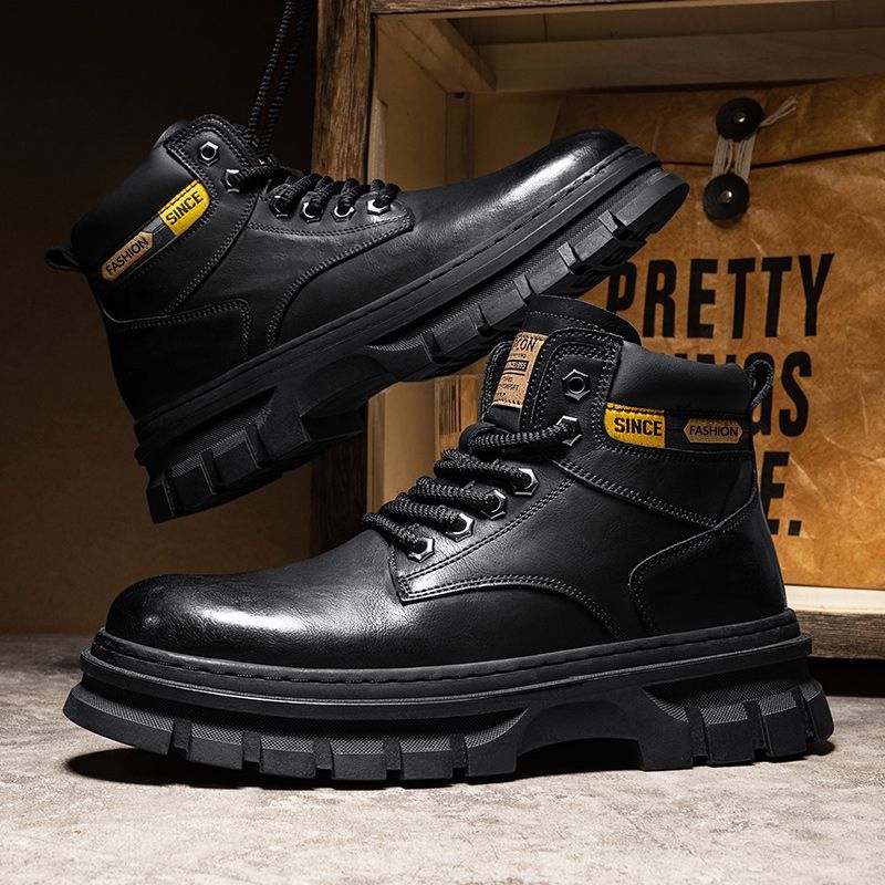 British Workwear Style Men’s Martin Boots