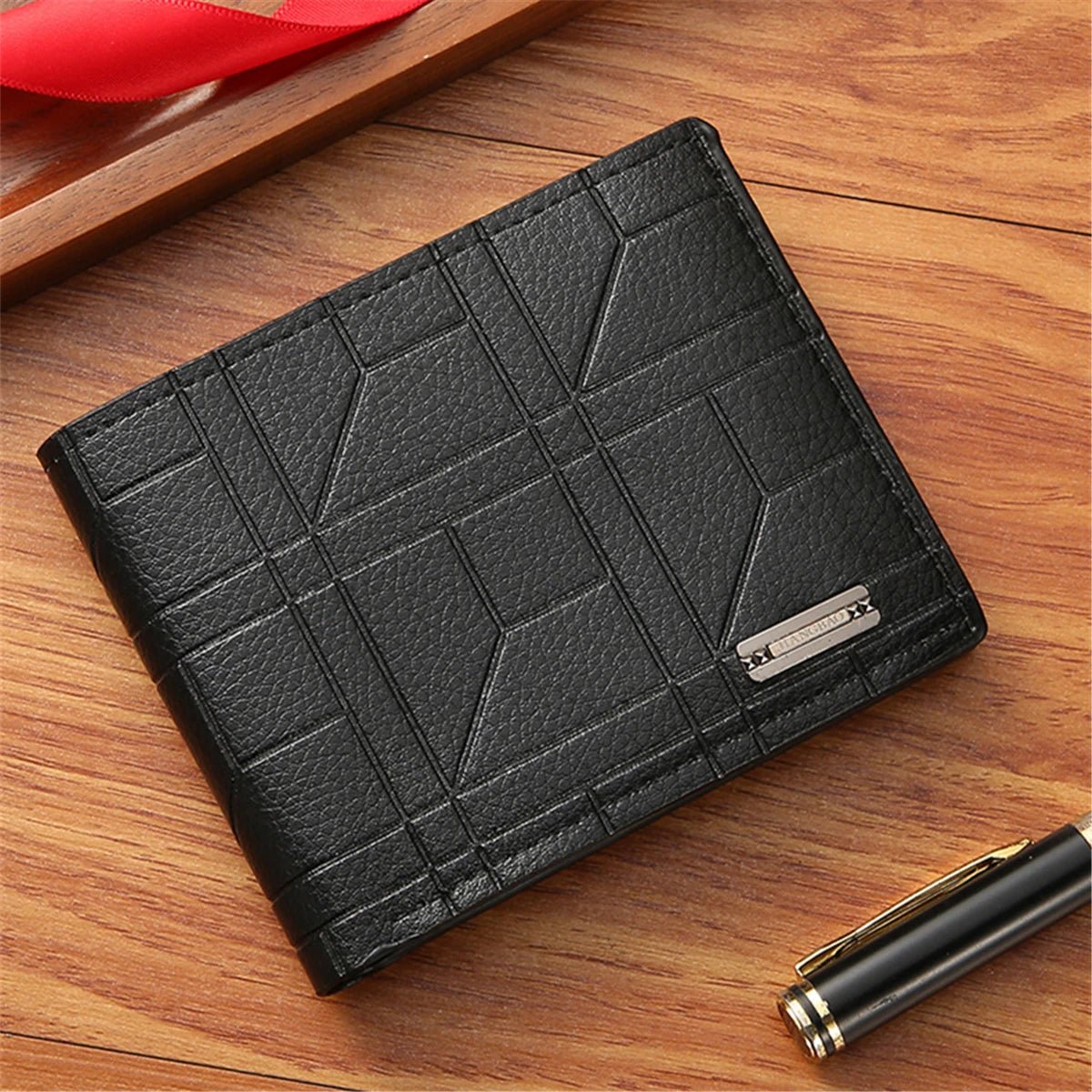 5 pieces/set of fashionable and all - matching men's watch set + wallet + glasses + key chain + pen birthday gift set - SMARTMARTNZ