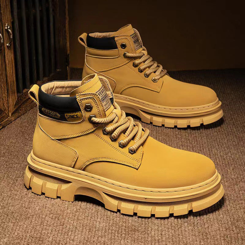 British Workwear Style Men’s Martin Boots