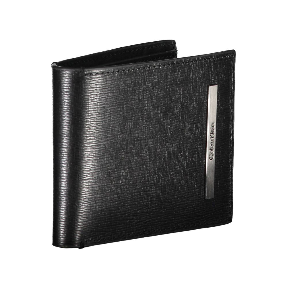 Calvin Klein Black Eco Leather Men Wallet