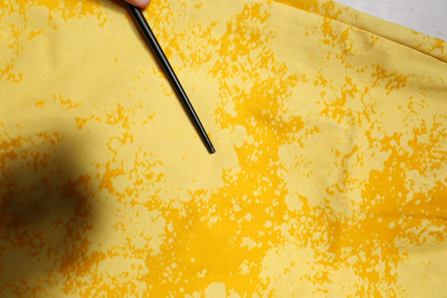 Dolce & Gabbana Yellow Tie Dye Cotton Straight Denim Jeans