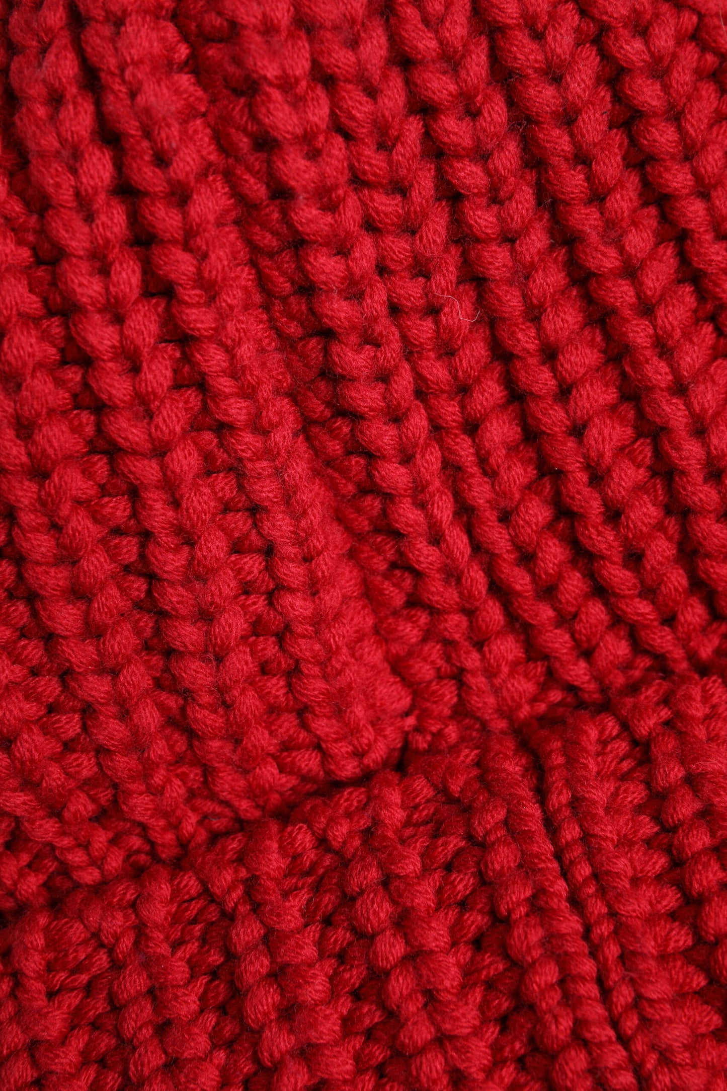 Dolce & Gabbana Red Solid Wool Knitted Winter Beanie Hat
