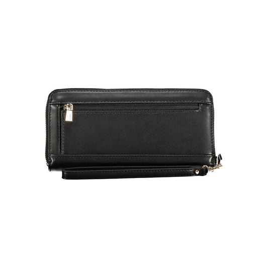 Guess Jeans Nero Poliuretano Women Wallet