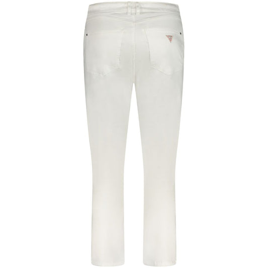 Guess Jeans White Cotton Women Skinny Jean