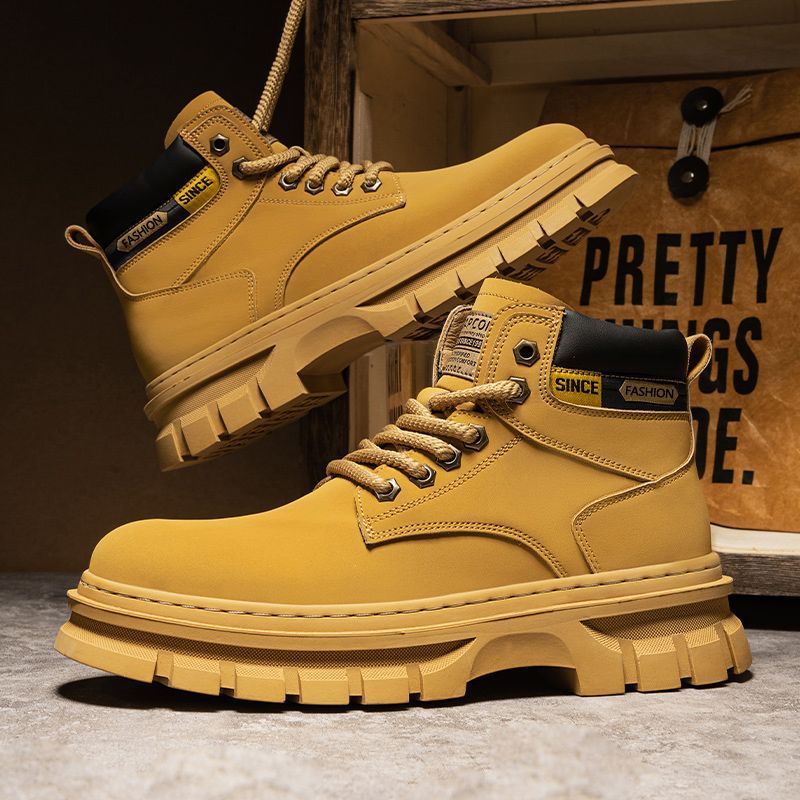 British Workwear Style Men’s Martin Boots