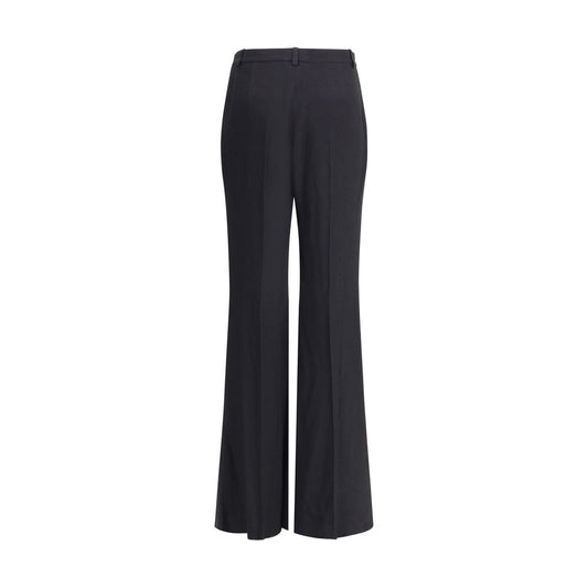 Balenciaga Black Viscose Flared Pants