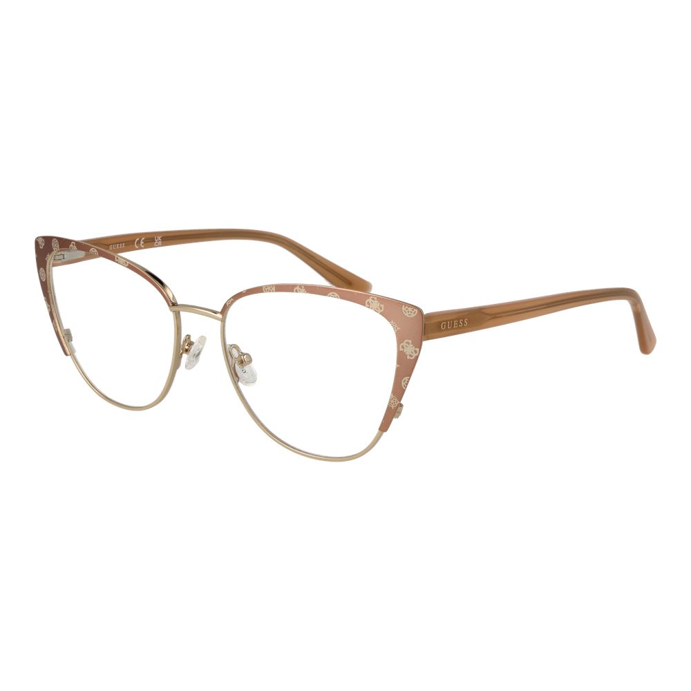 Guess Beige Metal Glasses (Frames)