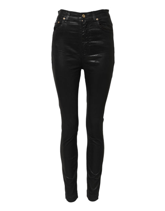 Dolce & Gabbana Black GRACE High Waist Skinny Denim Jeans
