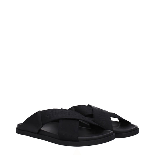 Givenchy Black Fabric Slippers
