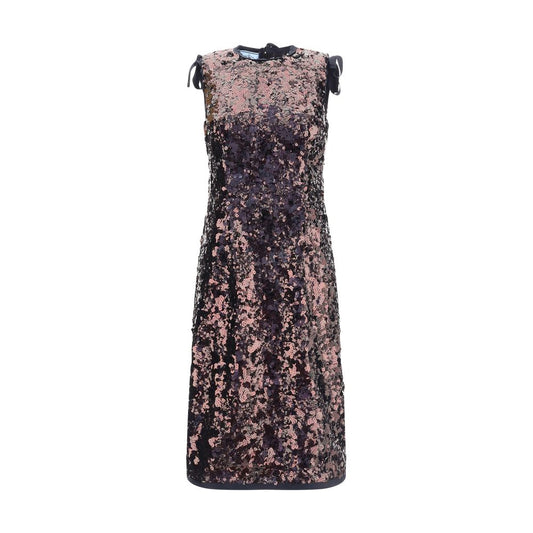 Prada Purple Polyester Cocktail Dress