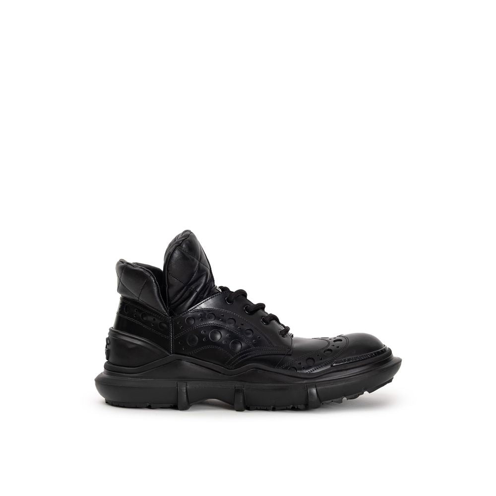 Dolce & Gabbana Black Leather Oxfords And Derbies