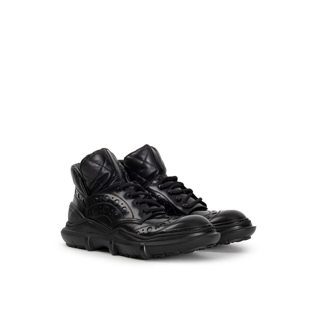 Dolce & Gabbana Black Leather Oxfords And Derbies