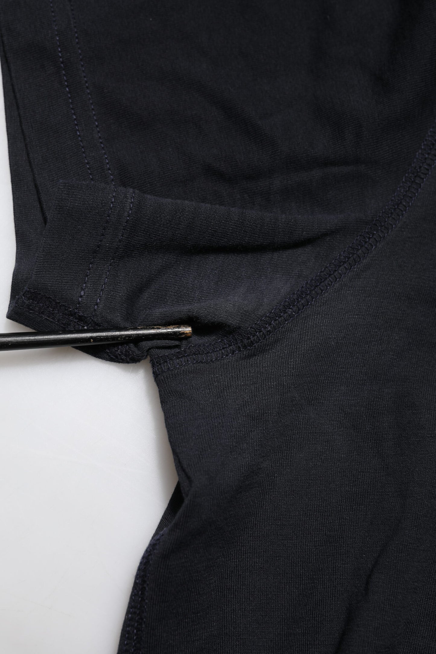 Dolce & Gabbana Dark Blue Logo Plaque Cotton Crewneck T-shirt