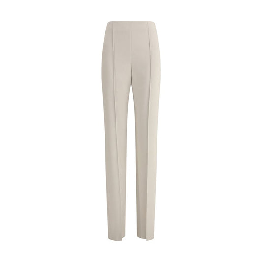 Giorgio Armani Gray Viscose Casual Pants