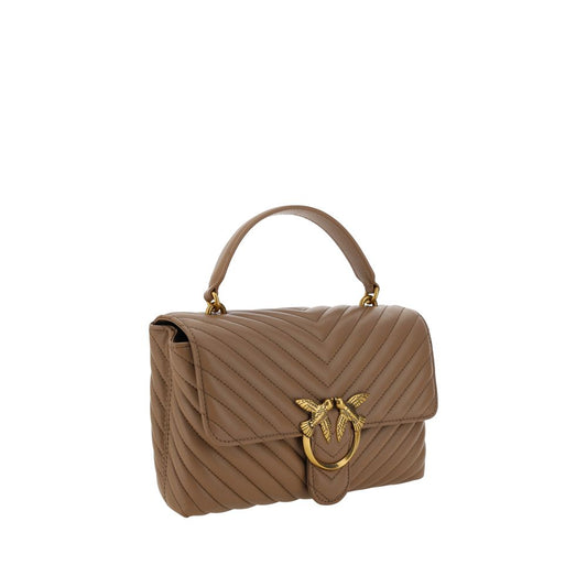 PINKO Brown Calf Leather Bos Taurus Wallet