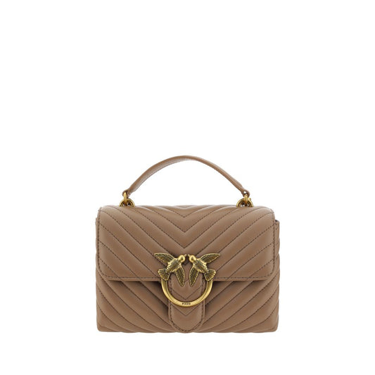 PINKO Brown Calf Leather Bos Taurus Wallet