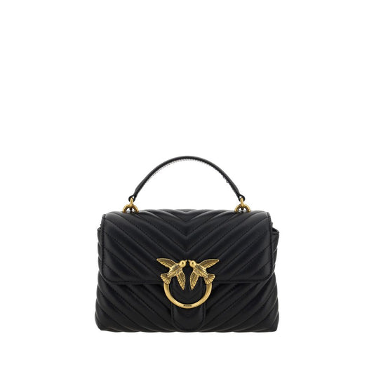 PINKO Black Calf Leather Bos Taurus Wallet