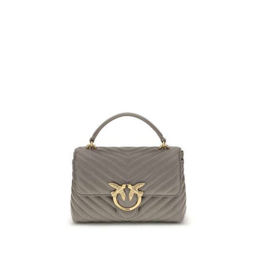 PINKO Gray Calf Leather Bos Taurus Wallet