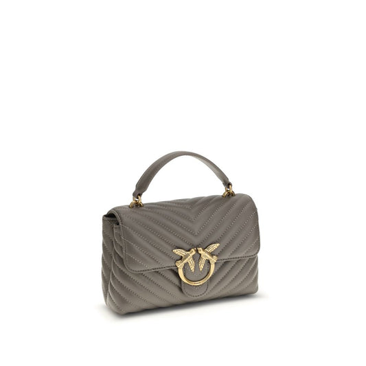 PINKO Gray Calf Leather Bos Taurus Wallet