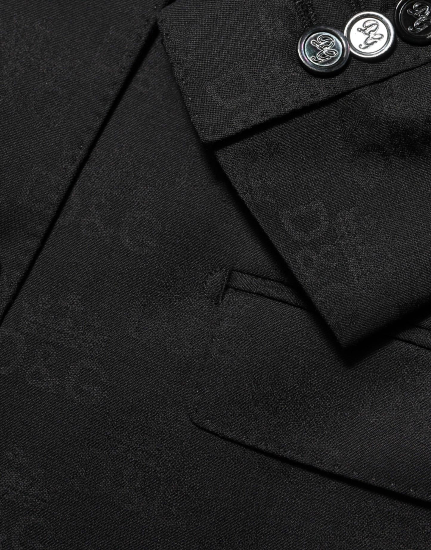 Dolce & Gabbana Black MARTINI 2 Buttons Suit Jacket Blazer