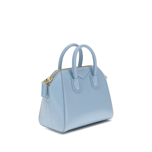 Givenchy Light Blue Calf Leather Bos Taurus Handbag