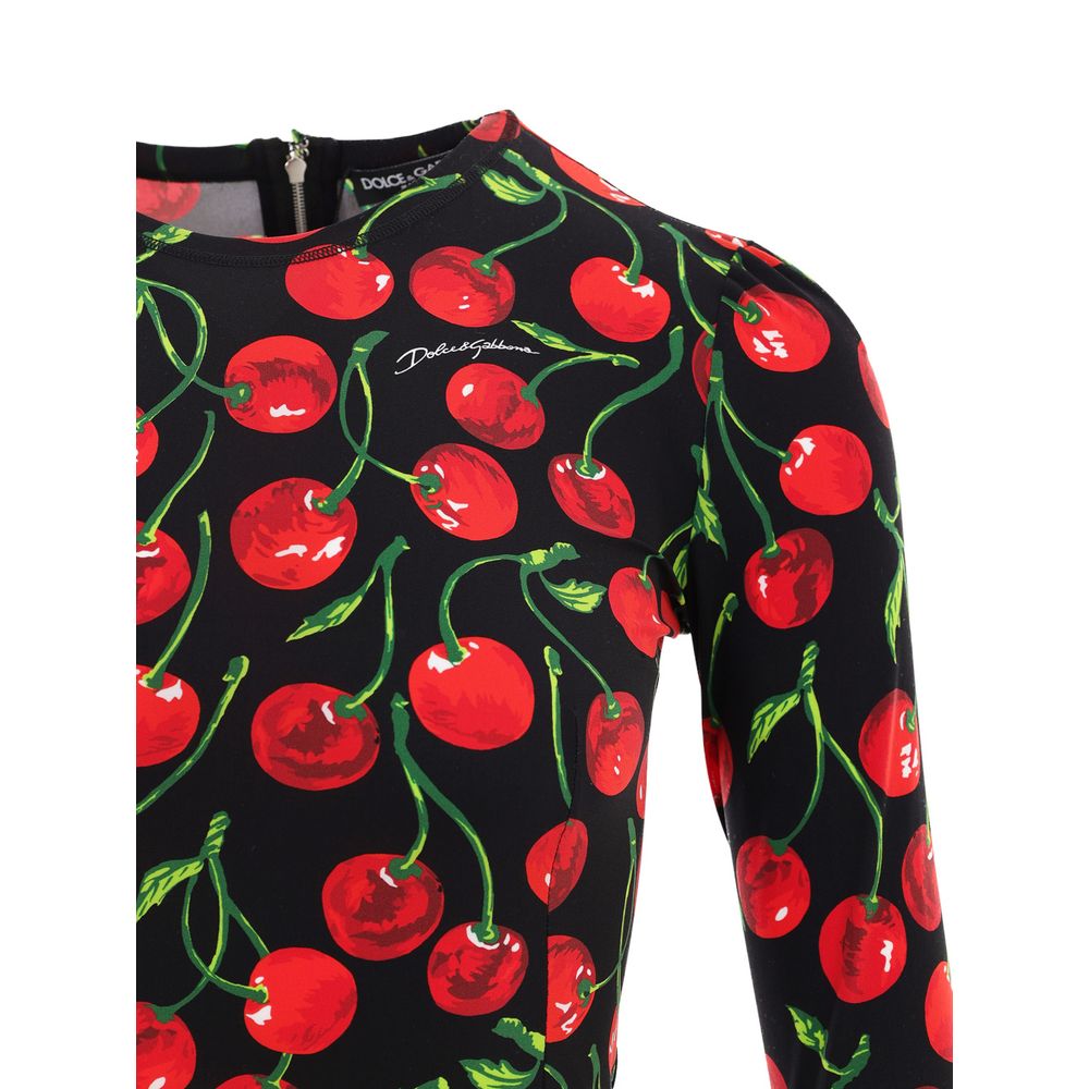 Dolce & Gabbana Bicolor Polyamide Short Dress