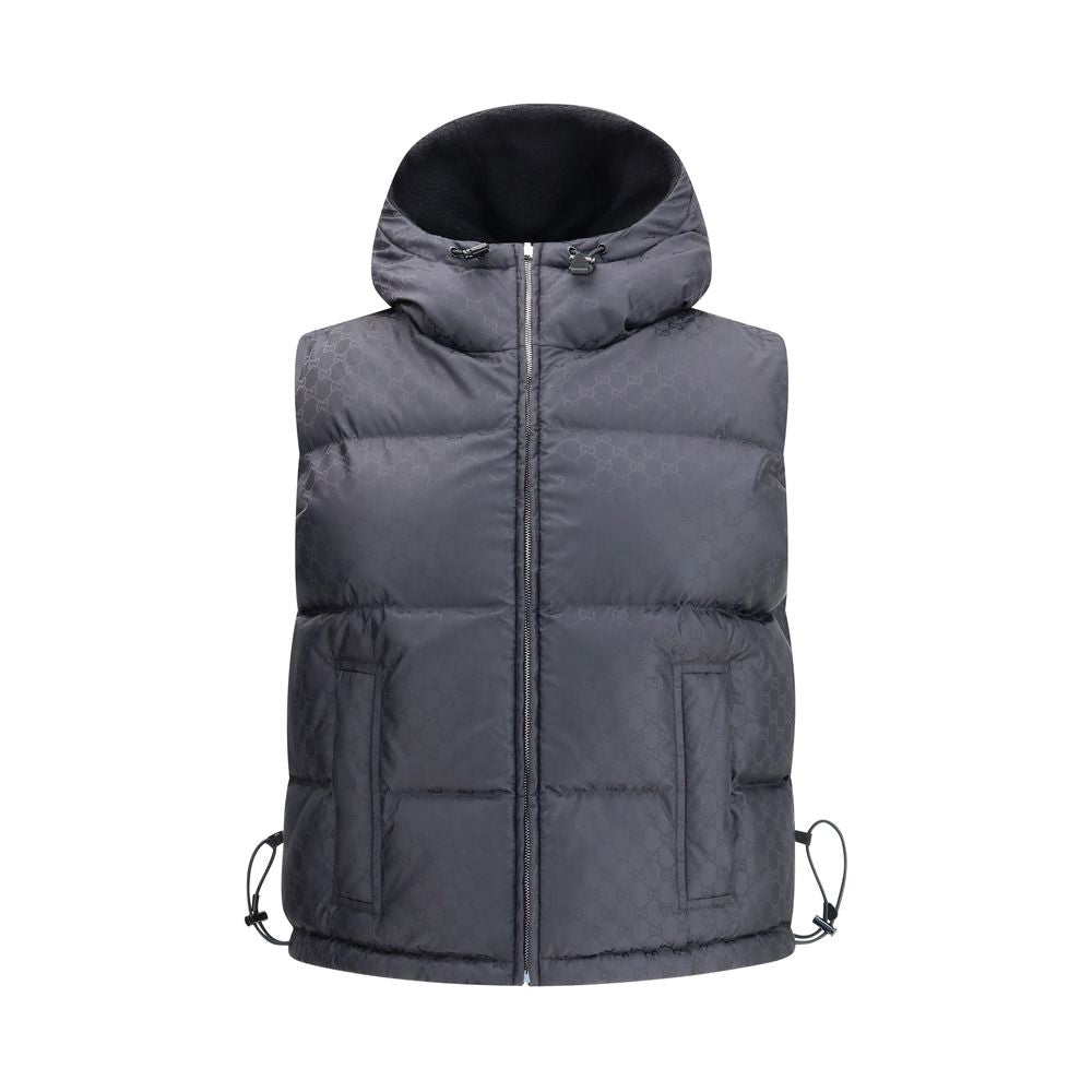 Gucci Black Wool Sleveless Jacket