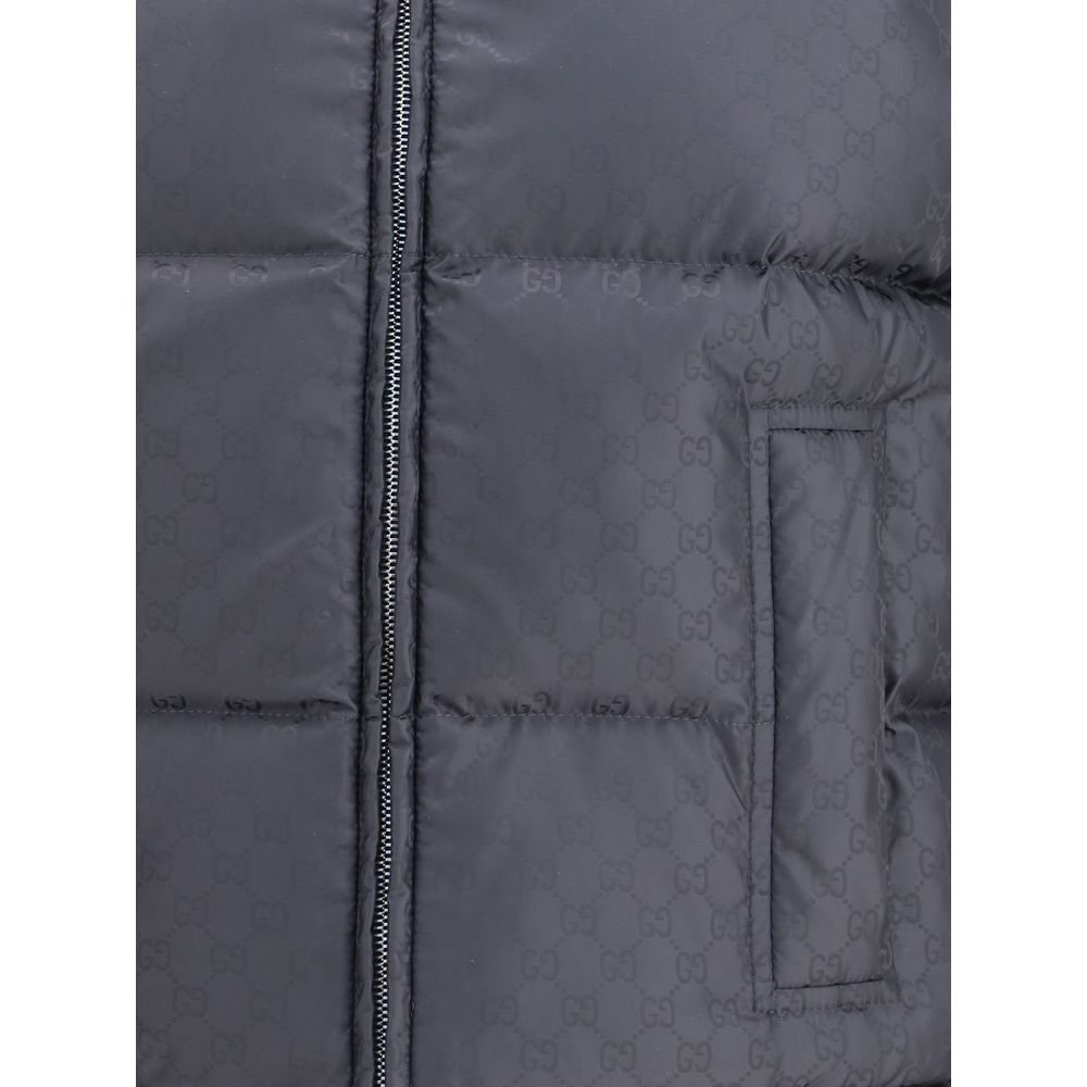 Gucci Black Wool Sleveless Jacket