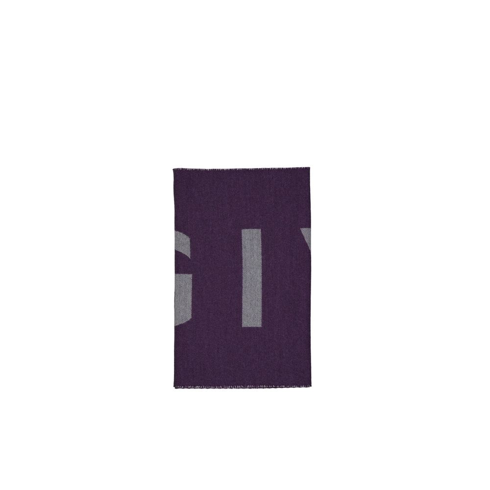 Givenchy Purple Virgin Wool Scarf