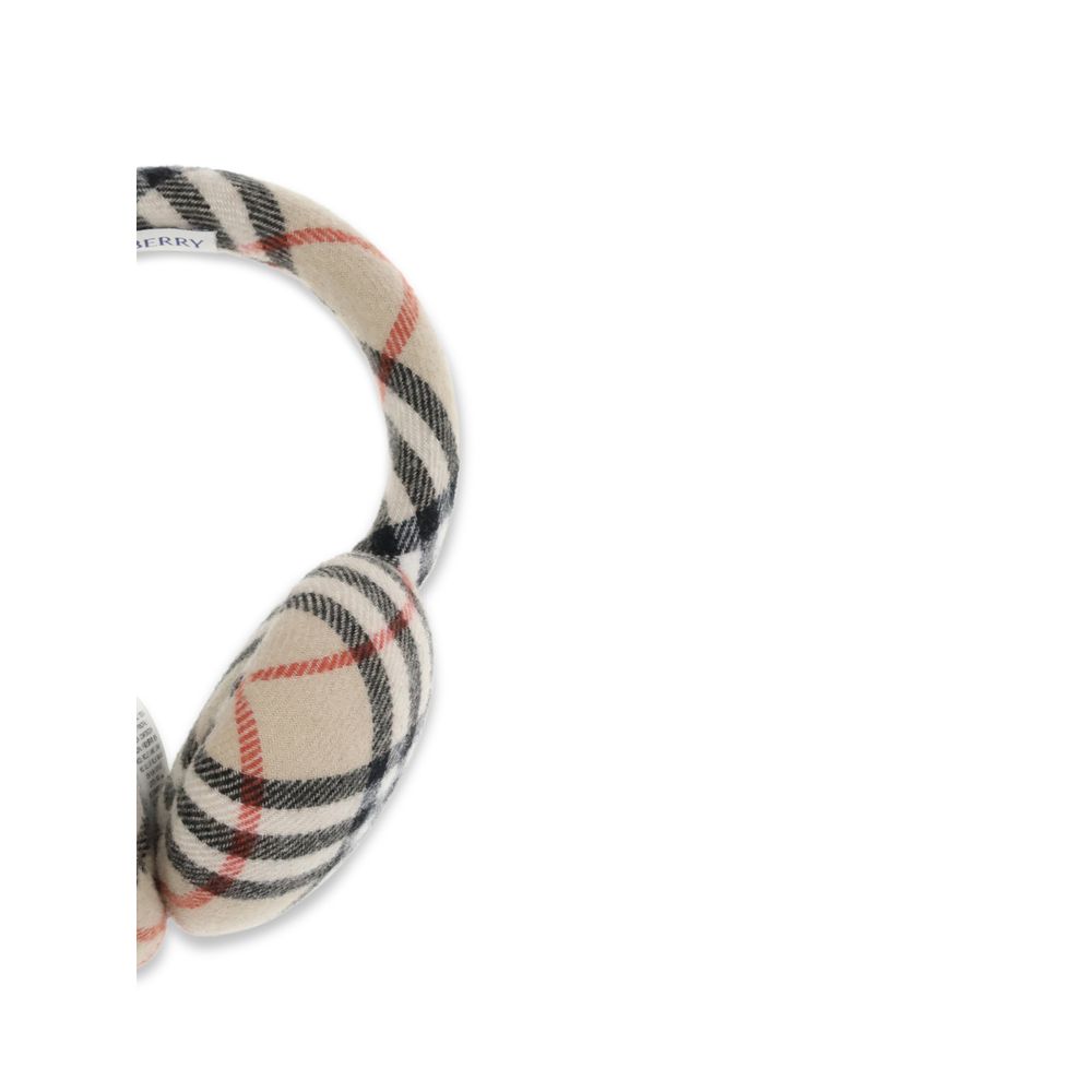 Burberry Beige Wool Ear Muffs