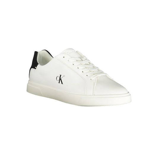 Calvin Klein White Polyester Sneaker
