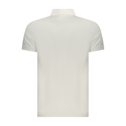 Calvin Klein White Cotton Men Polo Shirt