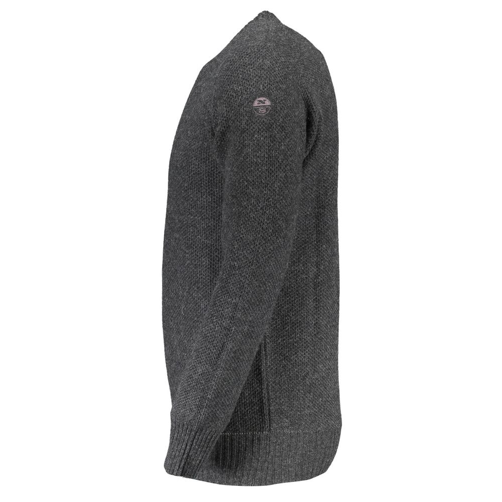 North Sails Grigio Wool Men Sweater