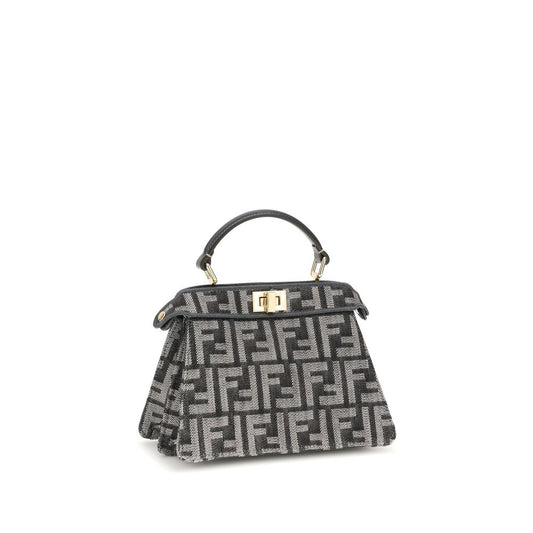 Fendi Blue Fabric Shoulder Bag