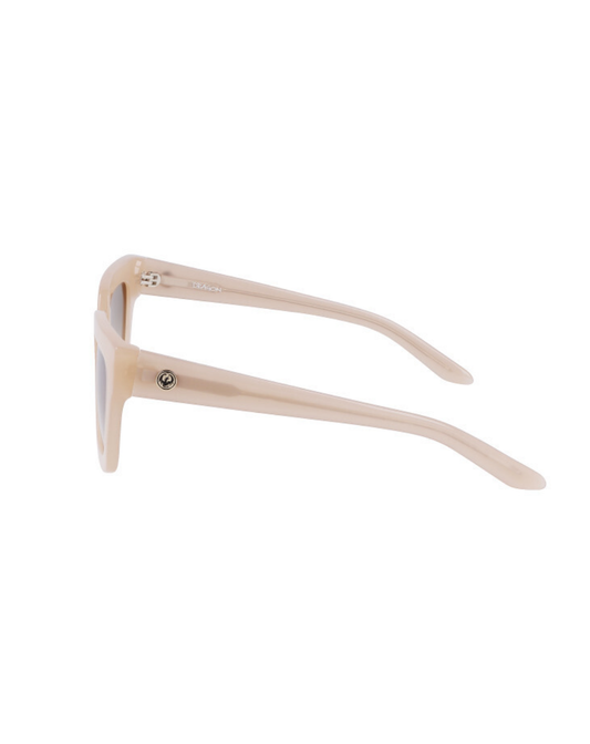 Dragon Purser Milky Taupe / Brown Luma Ladies Sunglass - DR48074