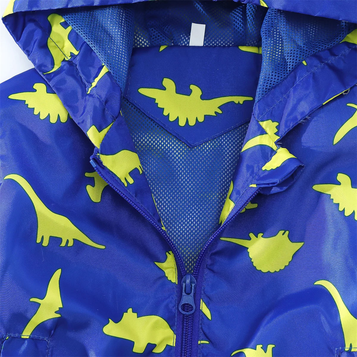 Toddler Dinosaur Print Hooded Jacket