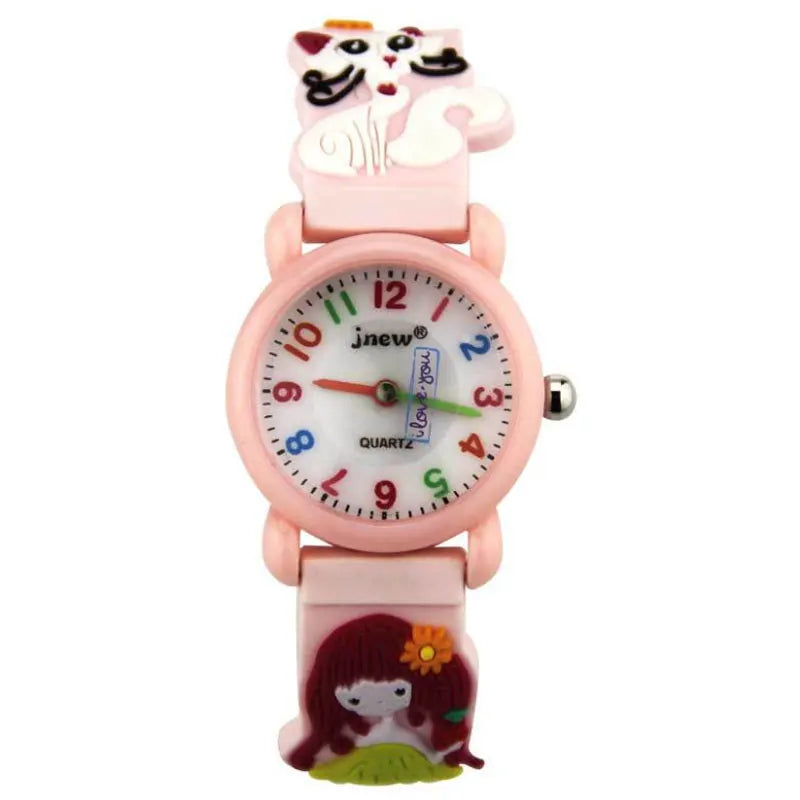 Children's Waterproof Transparent Quartz Watch