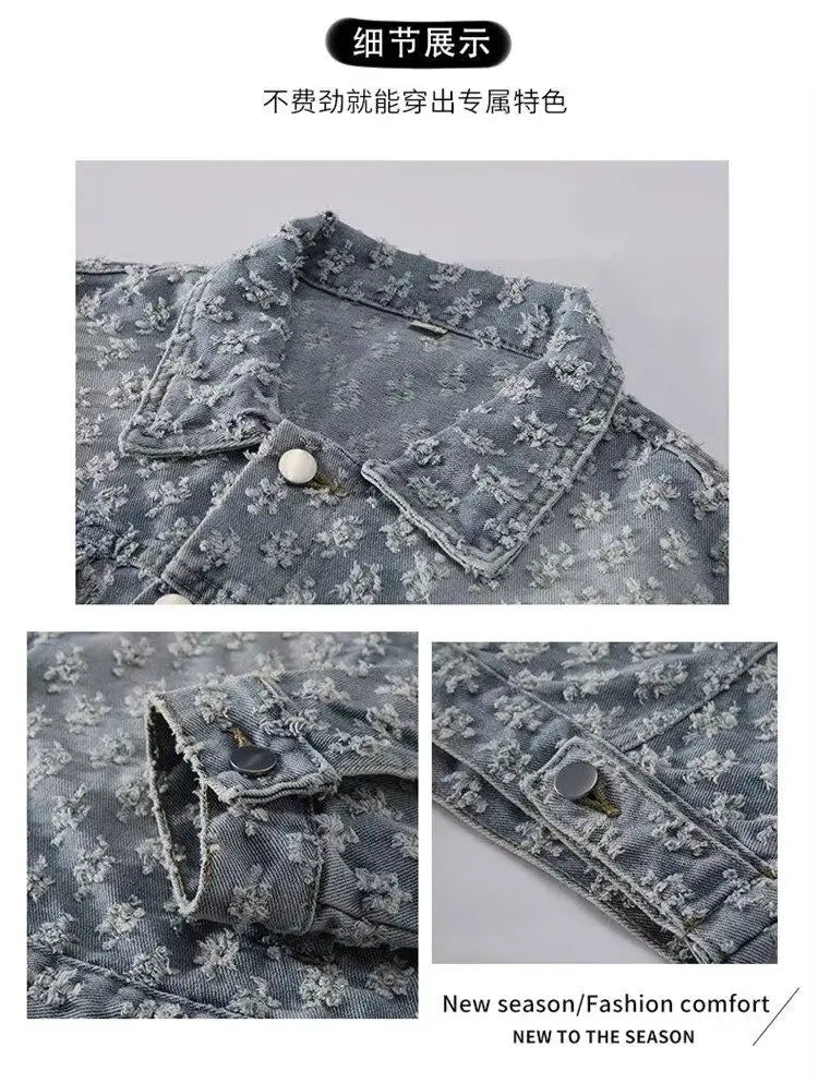 Men’s Casual Character-Print Jacket | Spring/Autumn