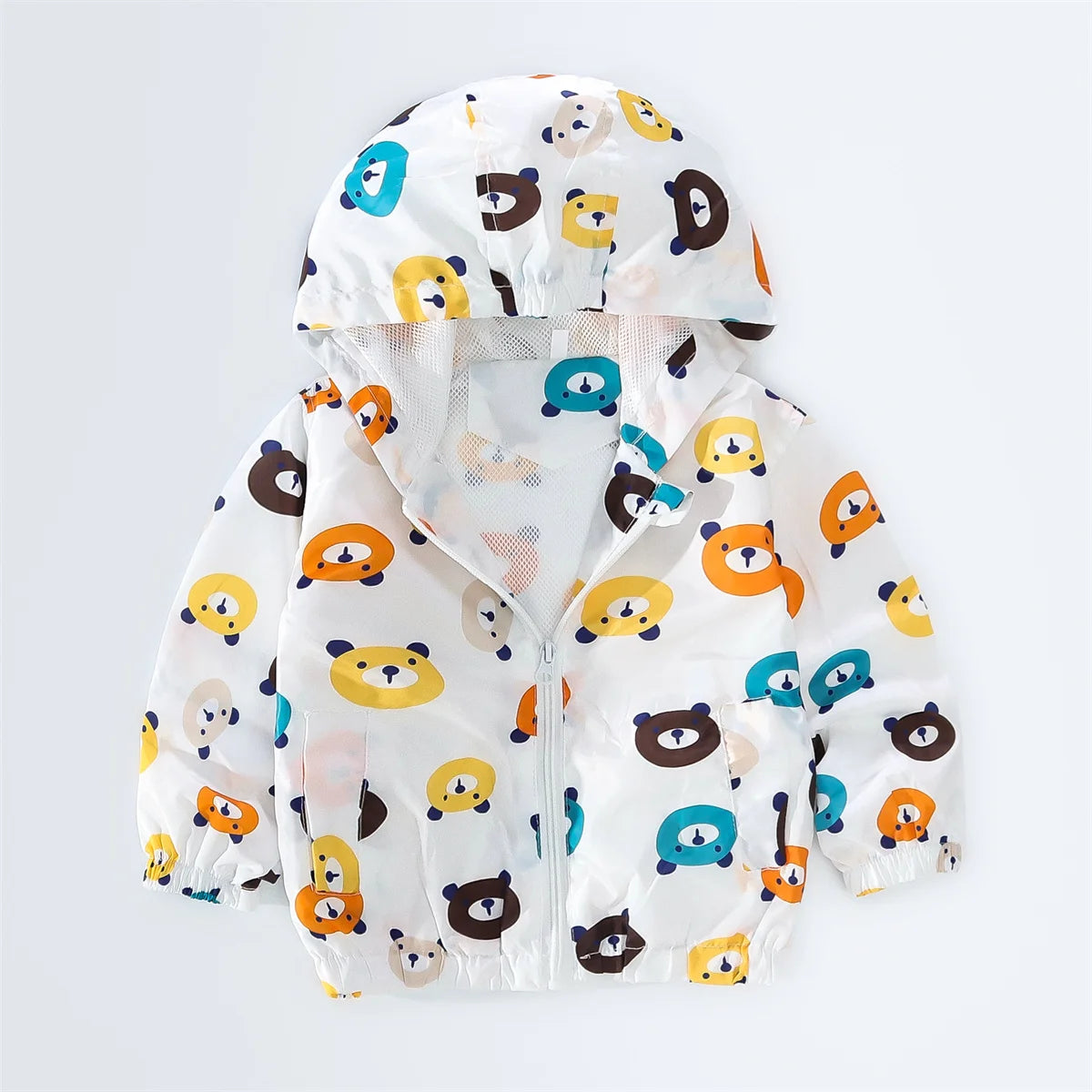 Toddler Dinosaur Print Hooded Jacket