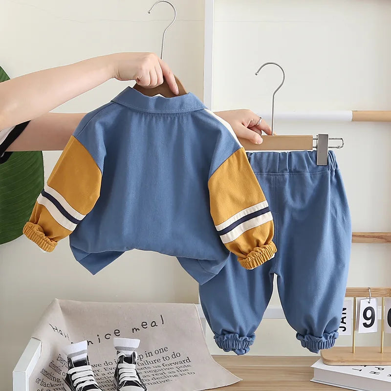Boys’ Cartoon Clothing Set | Autumn Toddler Outfit