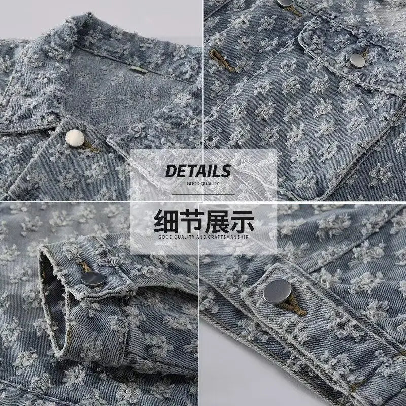 Men’s Casual Character-Print Jacket | Spring/Autumn