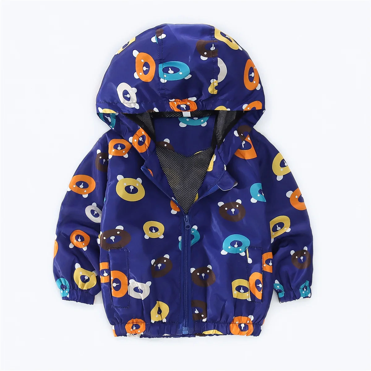 Toddler Dinosaur Print Hooded Jacket