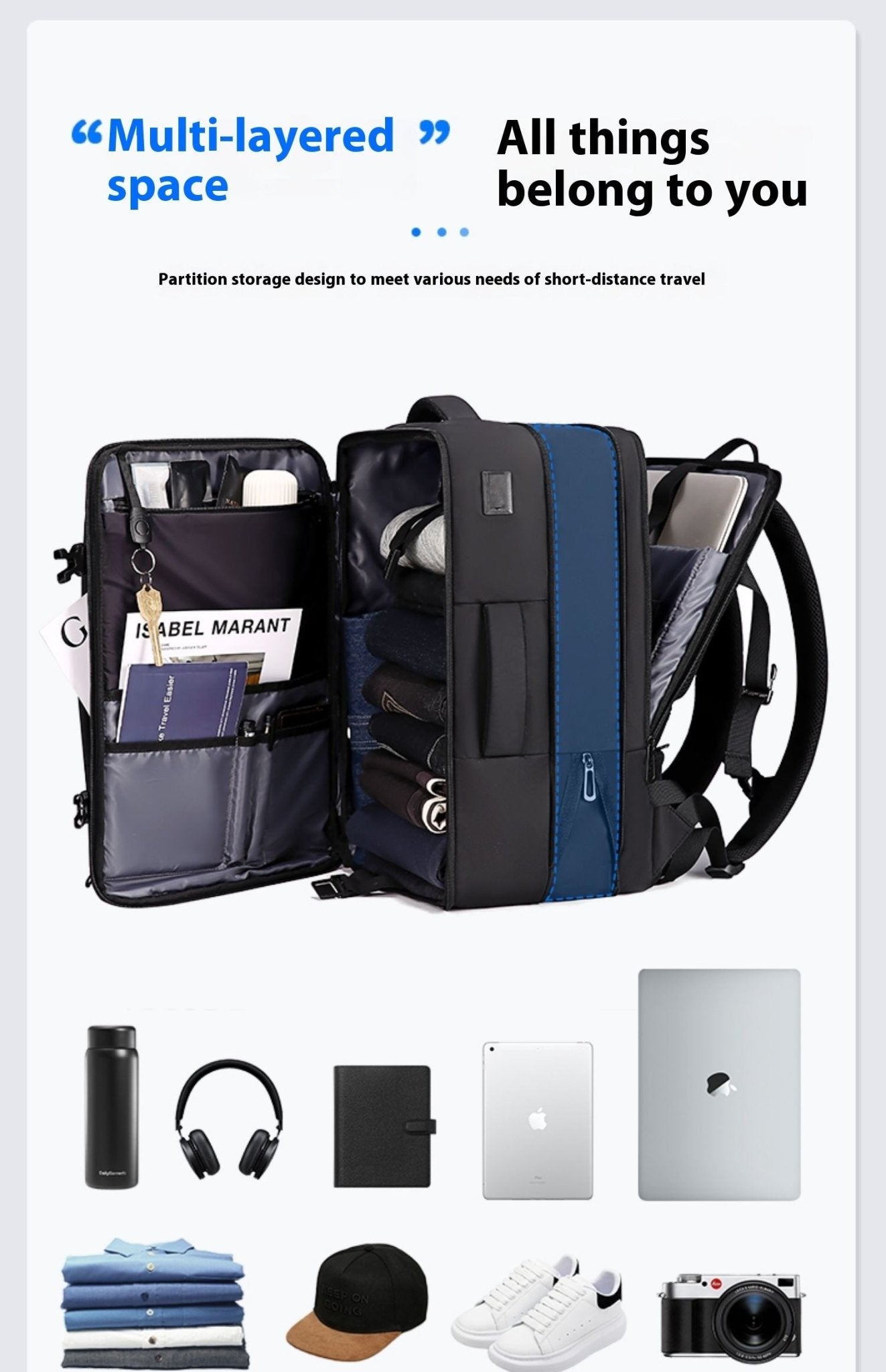 A Large Capacity Backpack For Men's Commuting Travel - SMARTMARTNZ