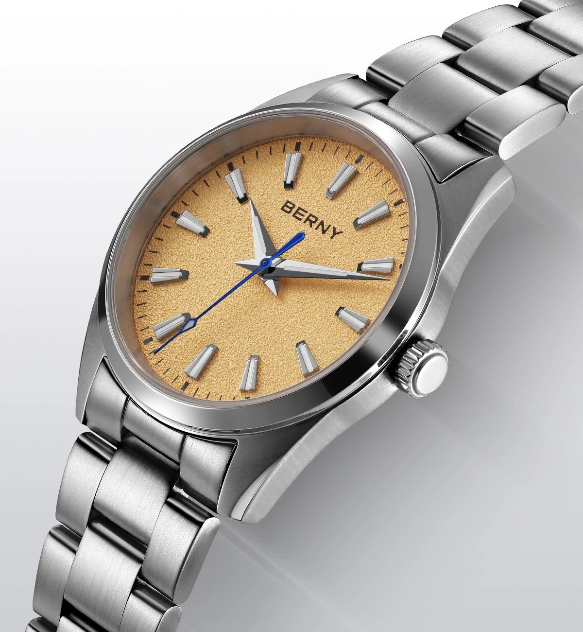 BERNY Men’s Luminous Sapphire Quartz Watch - SMARTMARTNZ